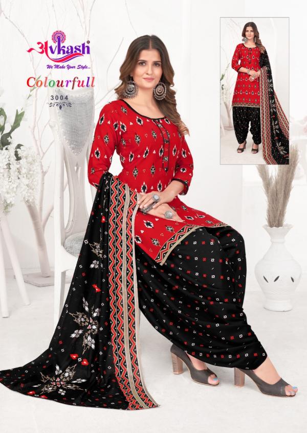 Avkash Colourfull Patiyala Vol-3 Cotton Designer Readymade Suit